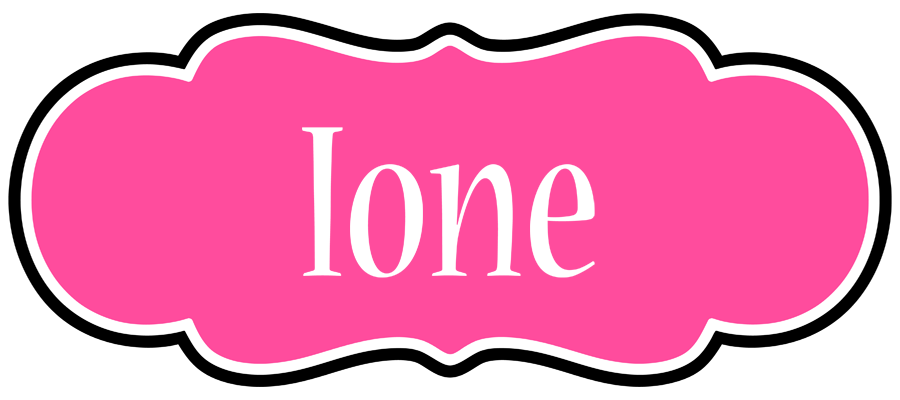 Ione invitation logo