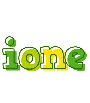 Ione juice logo
