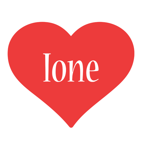Ione love logo