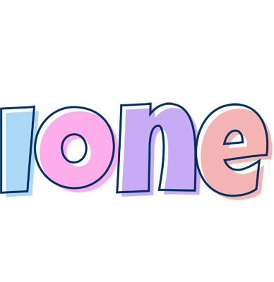 Ione pastel logo