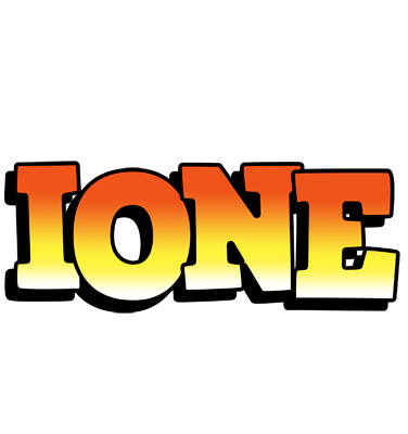 Ione sunset logo