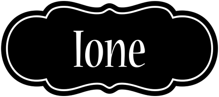 Ione welcome logo