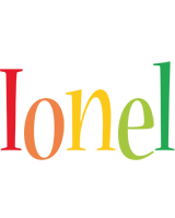 Ionel birthday logo