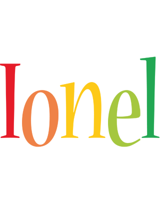 Ionel birthday logo