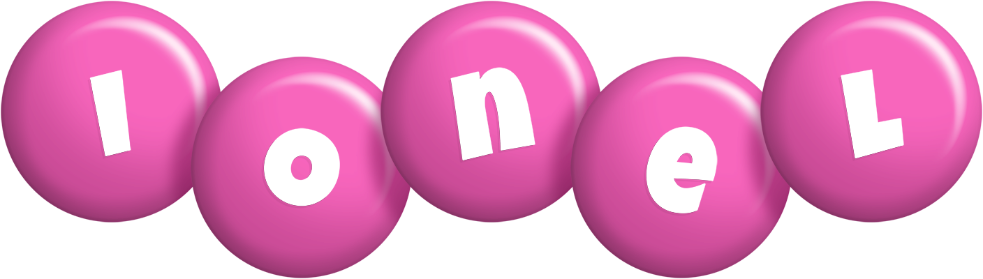 Ionel candy-pink logo
