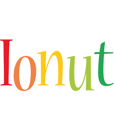Ionut birthday logo