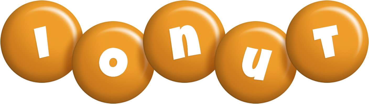 Ionut candy-orange logo
