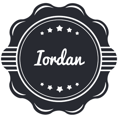 Iordan badge logo