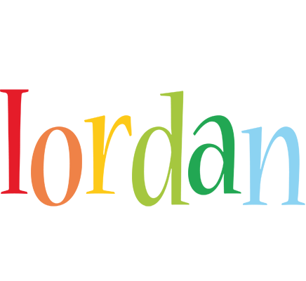 Iordan birthday logo