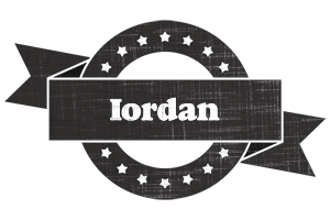 Iordan grunge logo