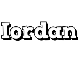 Iordan snowing logo