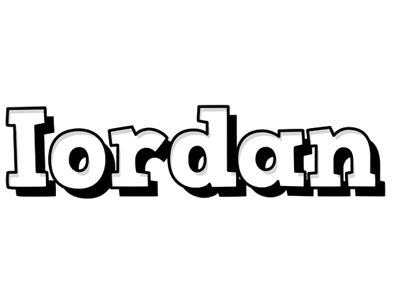 Iordan snowing logo