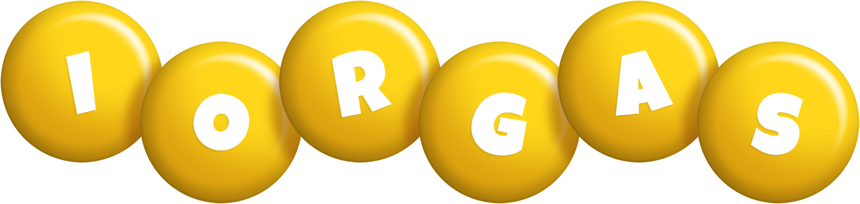 Iorgas candy-yellow logo