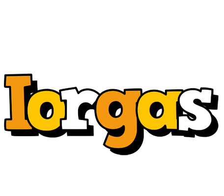 Iorgas cartoon logo