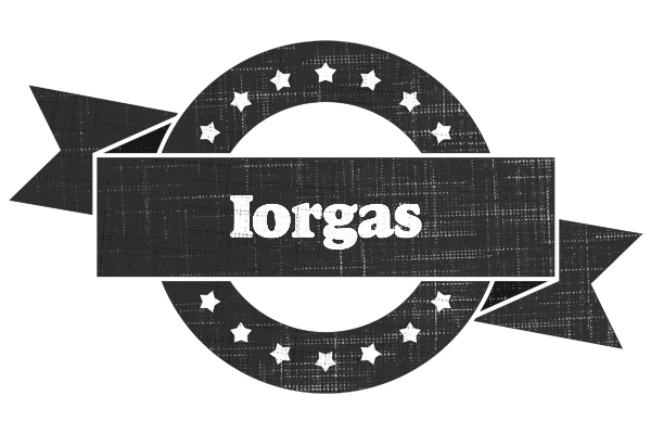 Iorgas grunge logo