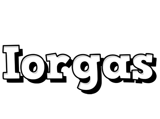 Iorgas snowing logo