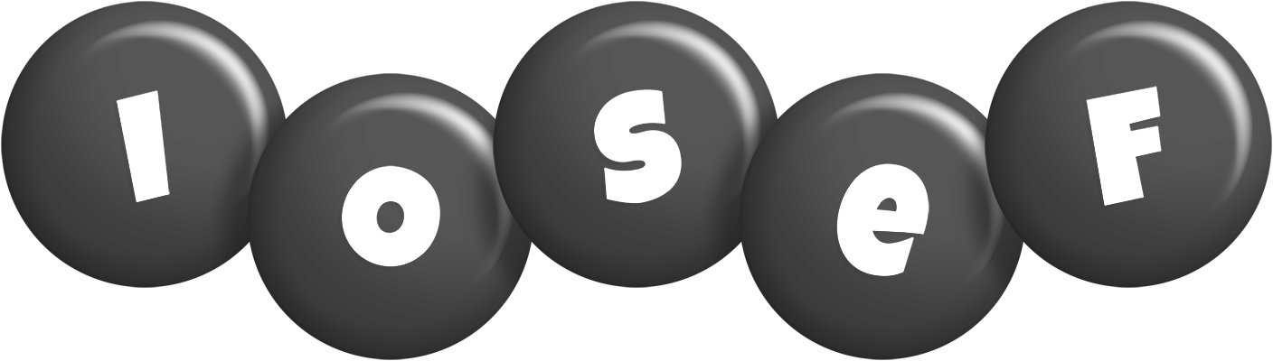 Iosef candy-black logo