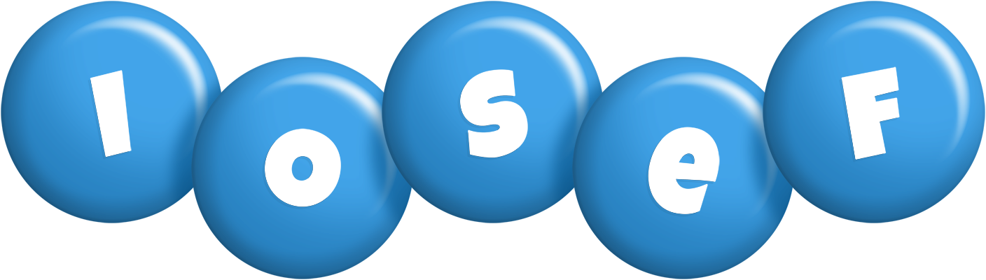 Iosef candy-blue logo