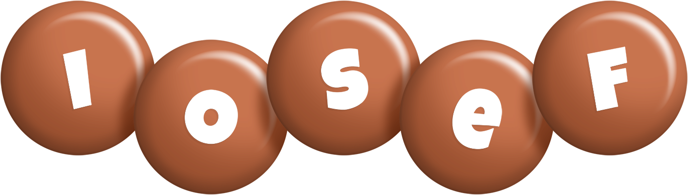 Iosef candy-brown logo