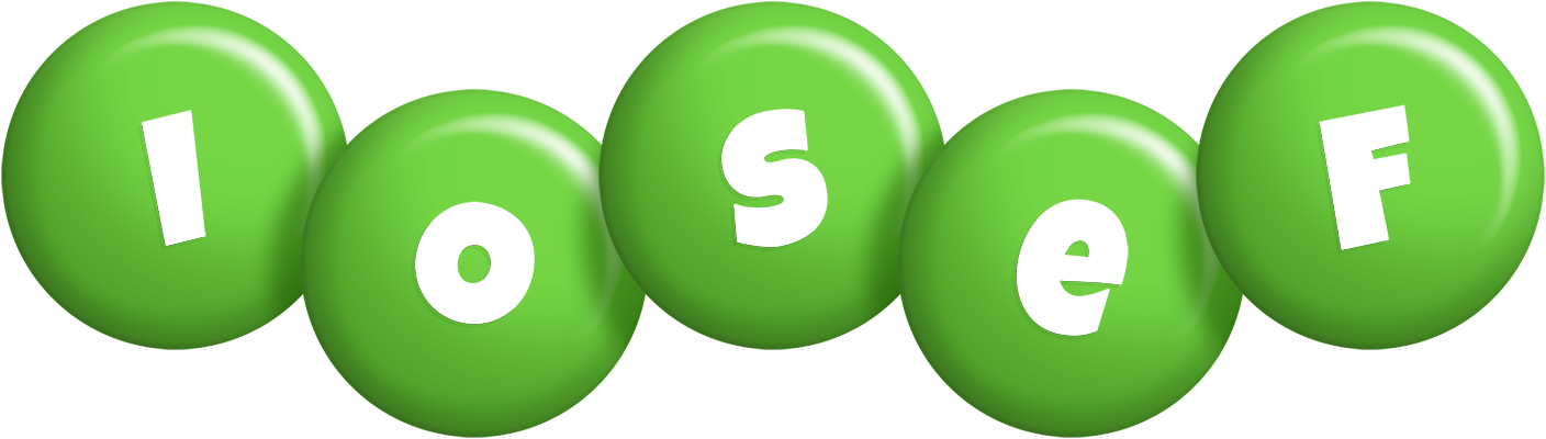 Iosef candy-green logo
