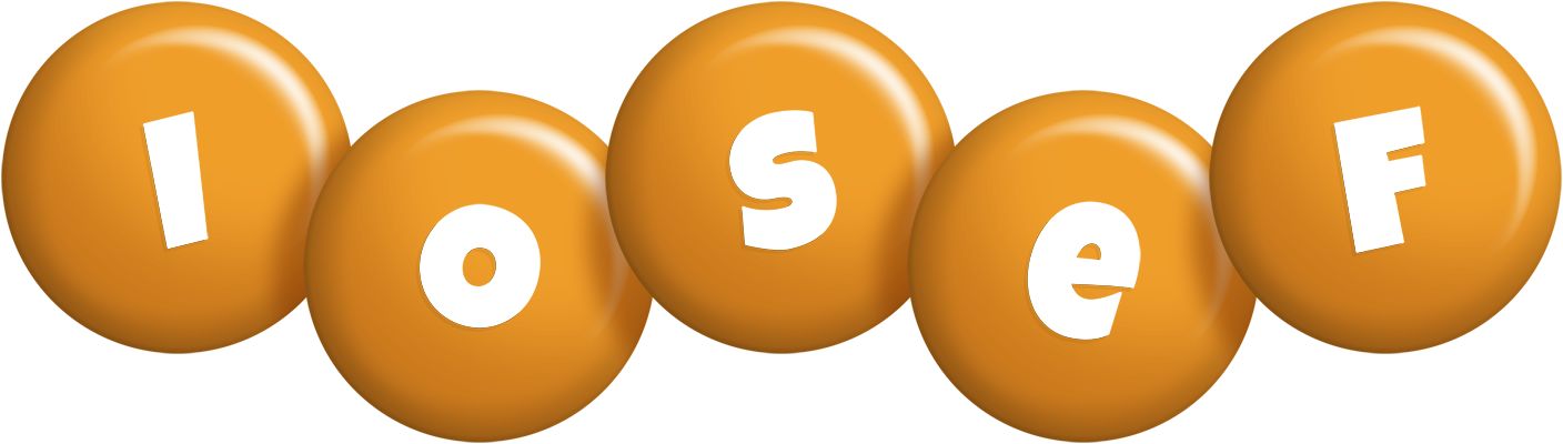 Iosef candy-orange logo