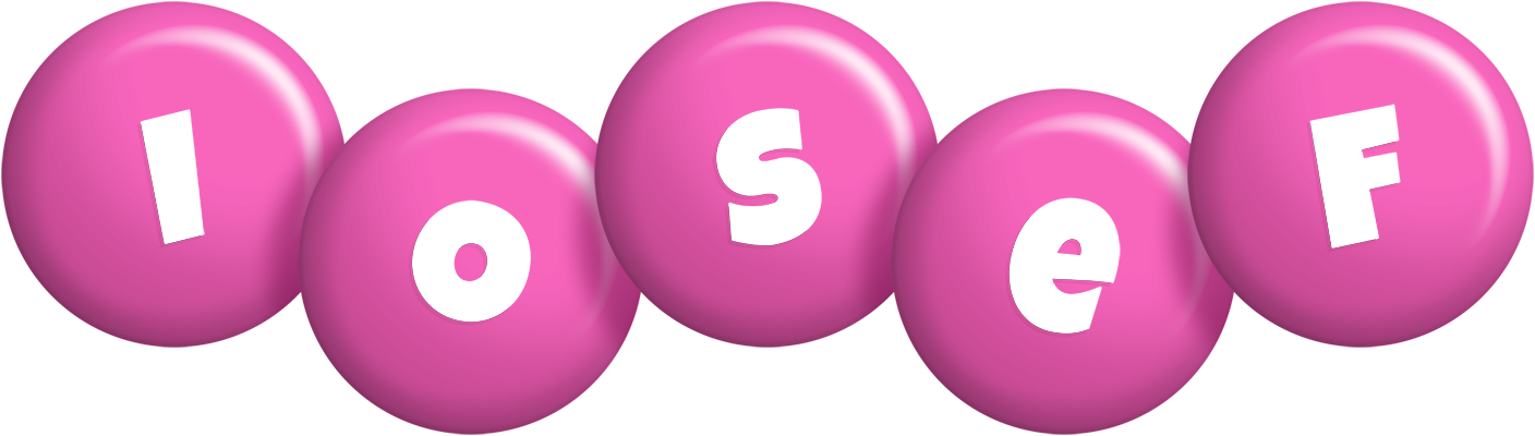 Iosef candy-pink logo