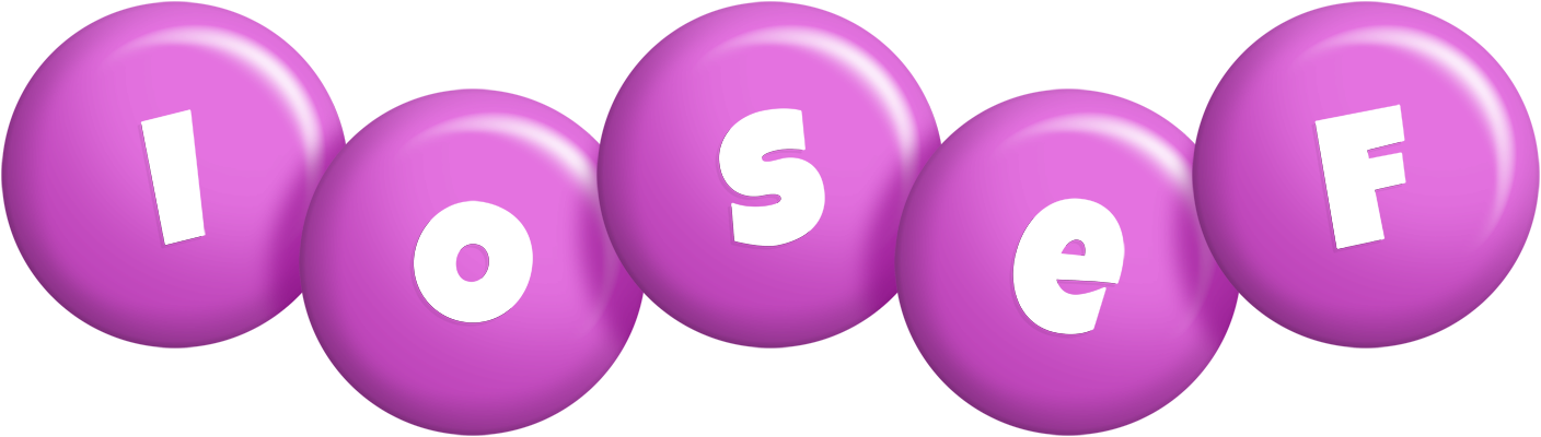 Iosef candy-purple logo