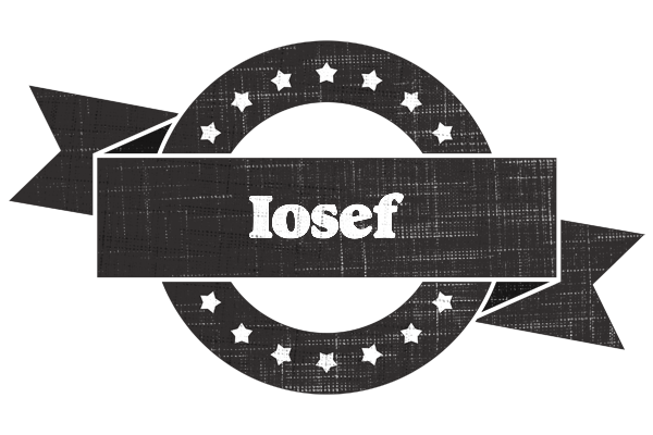 Iosef grunge logo