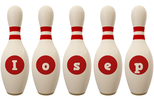 Iosep bowling-pin logo