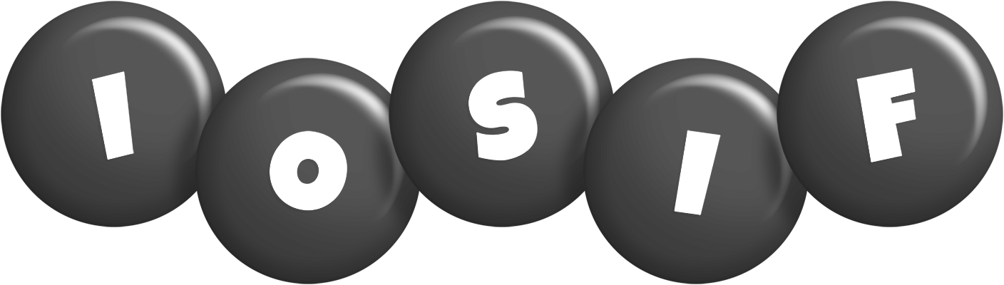 Iosif candy-black logo