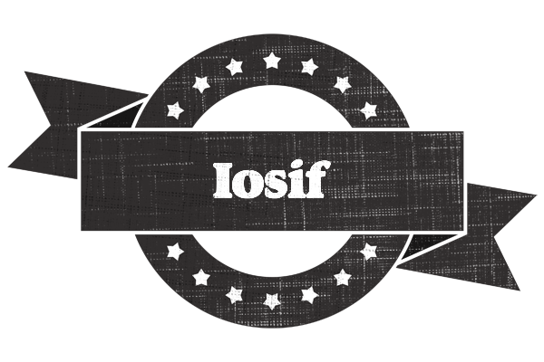 Iosif grunge logo