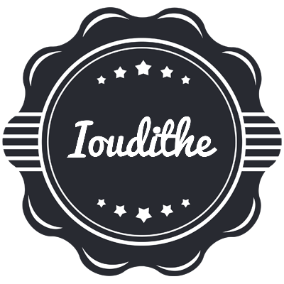 Ioudithe badge logo
