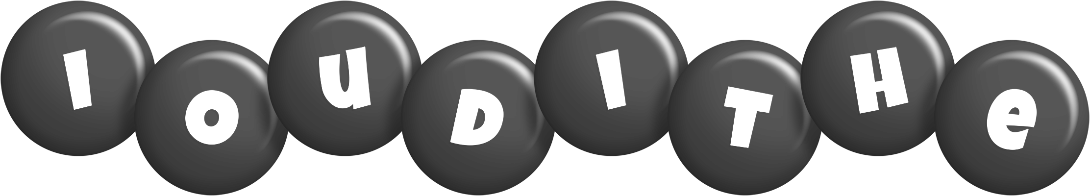 Ioudithe candy-black logo
