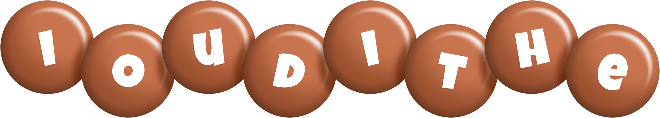 Ioudithe candy-brown logo