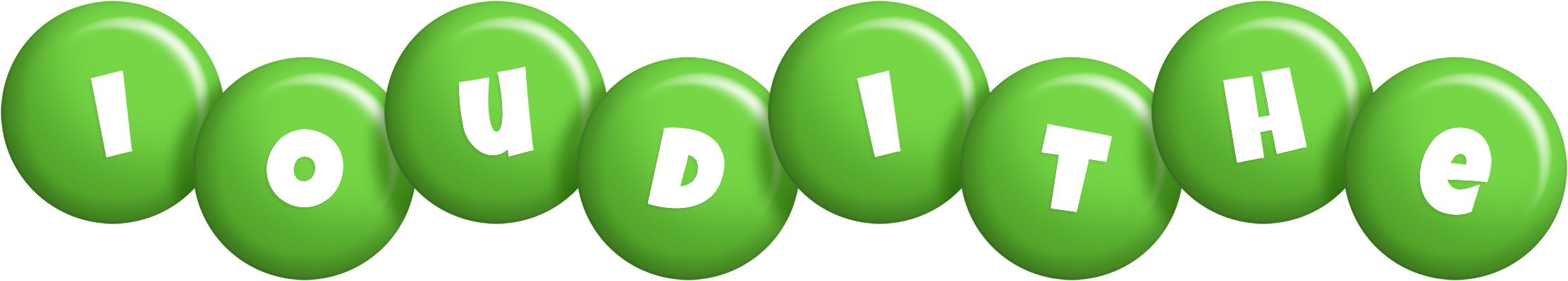 Ioudithe candy-green logo
