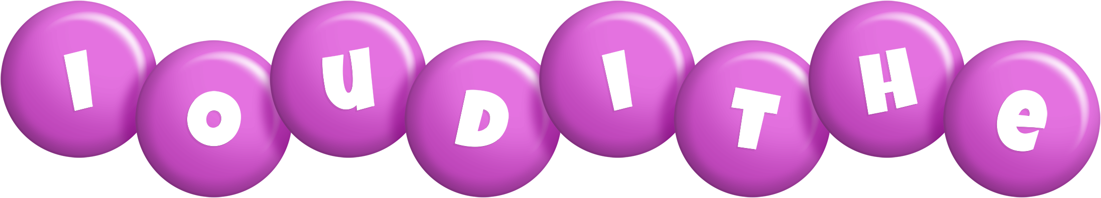 Ioudithe candy-purple logo