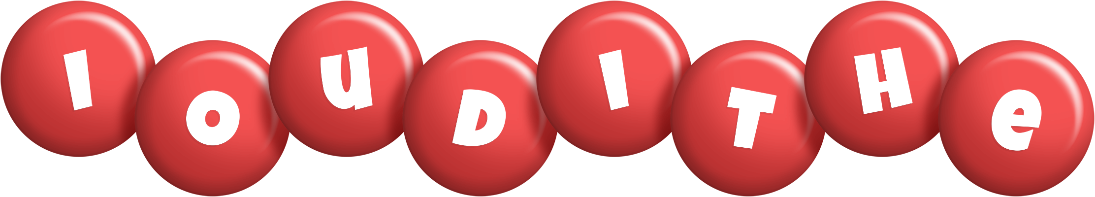 Ioudithe candy-red logo