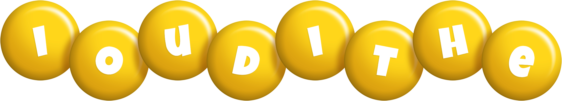 Ioudithe candy-yellow logo