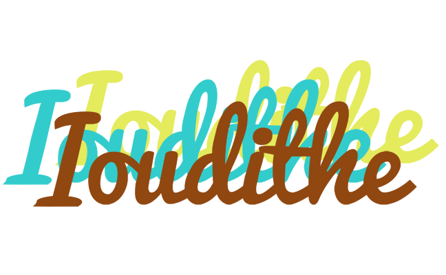 Ioudithe cupcake logo