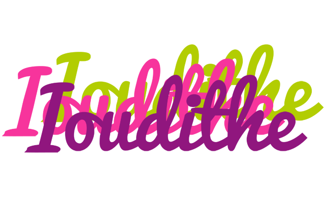 Ioudithe flowers logo