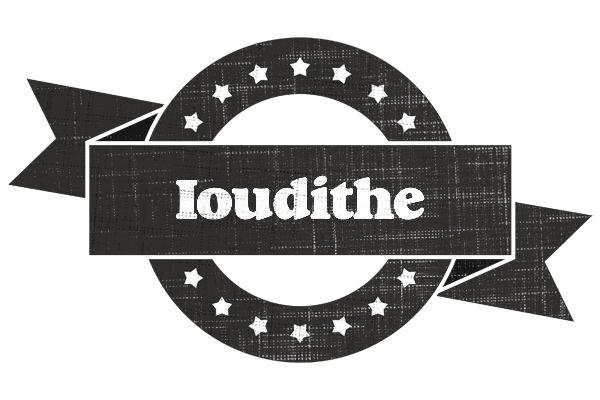 Ioudithe grunge logo