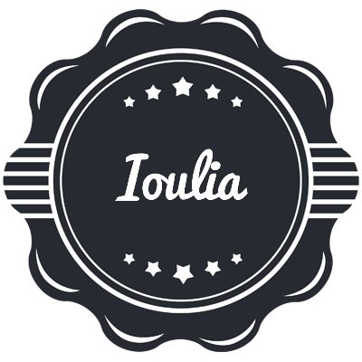 Ioulia badge logo