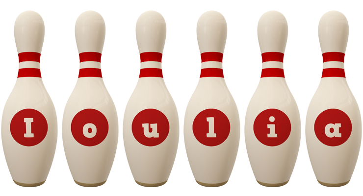 Ioulia bowling-pin logo
