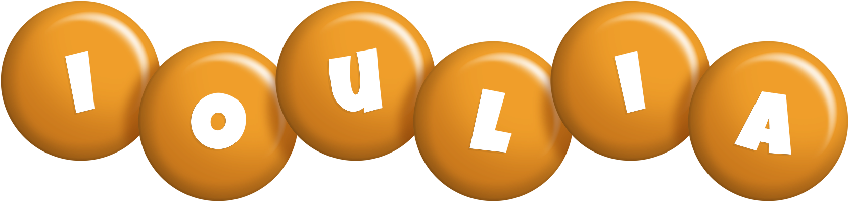 Ioulia candy-orange logo