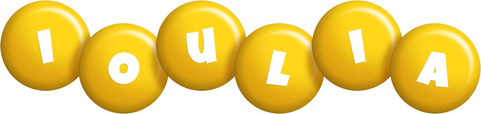 Ioulia candy-yellow logo