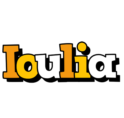 Ioulia cartoon logo