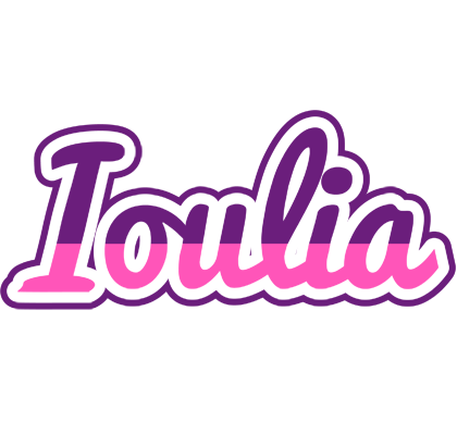 Ioulia cheerful logo