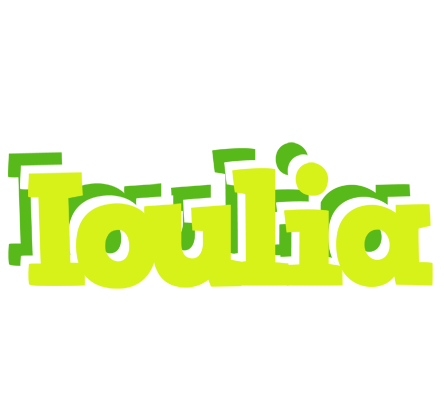 Ioulia citrus logo