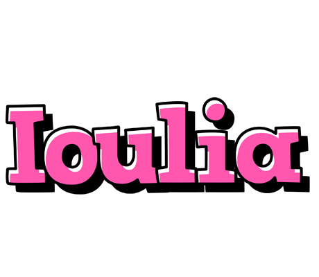 Ioulia girlish logo