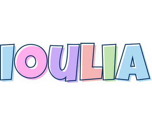 Ioulia pastel logo